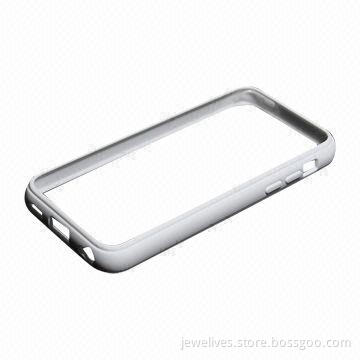PC cases for iPhone 5C, with TPU frame in white